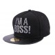 Snapback JBB Couture I'm a Boss Noir Filet ANCIENNES COLLECTIONS divers