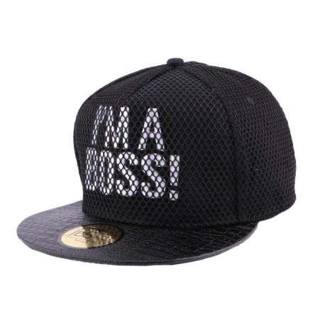 Snapback JBB Couture I'm a Boss Noir Filet ANCIENNES COLLECTIONS divers