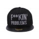 Snapback JBB Couture Problem Noire Filet Noir ANCIENNES COLLECTIONS divers