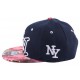 Snapback NY Bleu avec visière vintage USA ANCIENNES COLLECTIONS divers