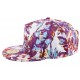 Snapback JBB Couture Florale Violet et blanc ANCIENNES COLLECTIONS divers