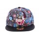 Snapback JBB Couture Florale Grise et bleu ANCIENNES COLLECTIONS divers