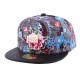 Snapback JBB Couture Florale Grise et bleu ANCIENNES COLLECTIONS divers