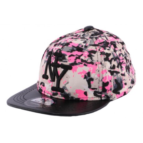 Casquette Enfant Ny Leopard Rose jusqu'a 7 ans ANCIENNES COLLECTIONS divers