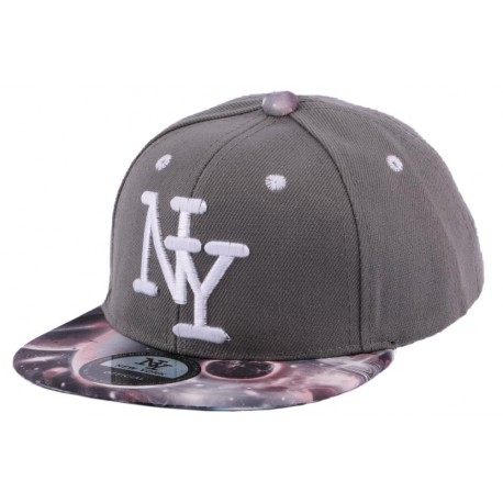 Casquette Enfant NY Grise Cosmos jusqu'a 6 ans ANCIENNES COLLECTIONS divers