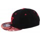 Casquette Enfant NY noire et rouge jusqu'a 7ans Casquette Enfant Hip Hop Honour