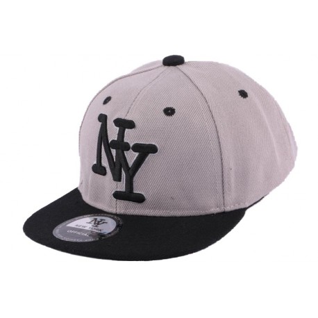 Casquette Enfant NY grise et noir jusqu'a 7 ans ANCIENNES COLLECTIONS divers