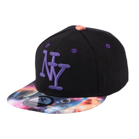 Casquette Enfant Ny Noire et violet jusqu'a 7 ans ANCIENNES COLLECTIONS divers