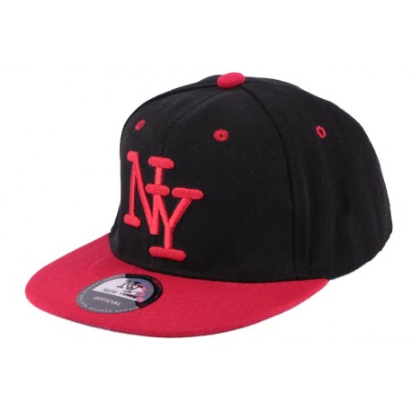 Casquette Enfant NY Noire et Rouge à partir de 7 ans ANCIENNES COLLECTIONS divers