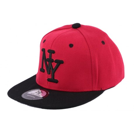 Casquette Enfant Ny Rouge et Noire à jusqu'a 8 ans ANCIENNES COLLECTIONS divers