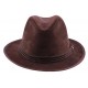 Chapeau Cuir Outback marron ANCIENNES COLLECTIONS divers