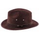 Chapeau Cuir Outback marron ANCIENNES COLLECTIONS divers