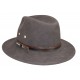 Chapeau de feutre Herman Mac Carthy Taupe ANCIENNES COLLECTIONS divers