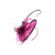 Chapeau cérémonie Ariane Fuchsia et Noir Chapeau cérémonie Léon montane