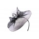 Chapeau Cérémonie Bérénice Noir et Blanc ANCIENNES COLLECTIONS divers