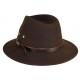 Chapeau de feutre Herman Mac Carthy Marron ANCIENNES COLLECTIONS divers