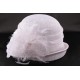 Chapeau Mariée Akilas en sisal blanchi Chapeau mariée Léon montane