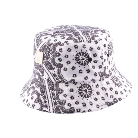 Bob JBB Couture en tissu bandana Blanc ANCIENNES COLLECTIONS divers