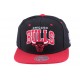 Snapback Chicago Bulls Mitchell and Ness Noir et Rouge ANCIENNES COLLECTIONS divers