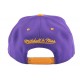 Snapback Los Angeles Lakers Mitchell & Ness violet et jaune ANCIENNES COLLECTIONS divers