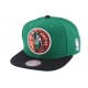 Snapback Boston Celtics Mitchell & Ness Verte ANCIENNES COLLECTIONS divers