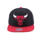 Snapback Chicago Bulls Mitchell and Ness noir ANCIENNES COLLECTIONS divers