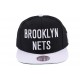 Snapback Brooklyn Nets Mitchell & Ness Noire ANCIENNES COLLECTIONS divers