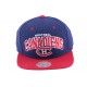 Snapback Montreal Canadiens Mitchell & Ness Bleu et Rouge ANCIENNES COLLECTIONS divers