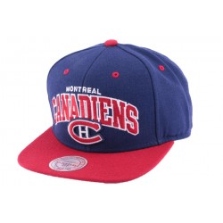 Snapback Montreal Canadiens Mitchell & Ness Bleu et Rouge ANCIENNES COLLECTIONS divers