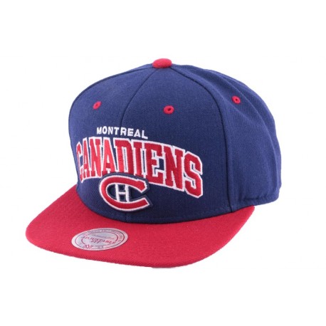 Snapback Montreal Canadiens Mitchell & Ness Bleu et Rouge ANCIENNES COLLECTIONS divers