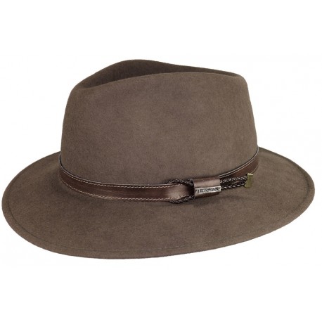 Chapeau feutre Mackinsley Marron Taupe ANCIENNES COLLECTIONS divers