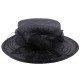 Chapeau Cérémonie Fève en sisal Noir ANCIENNES COLLECTIONS divers