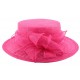 Chapeau cérémonie Fève en sisal Rose indien ANCIENNES COLLECTIONS divers