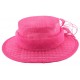 Chapeau cérémonie Fève en sisal Rose indien ANCIENNES COLLECTIONS divers