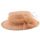 Chapeau Cérémonie Fève en sisal Beige ANCIENNES COLLECTIONS divers