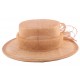 Chapeau Cérémonie Fève en sisal Beige ANCIENNES COLLECTIONS divers