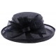 Chapeau Cérémonie Albizia en sisal Noir ANCIENNES COLLECTIONS divers