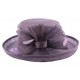 Chapeau Cérémonie Albizia en sisal Violet Foncé ANCIENNES COLLECTIONS divers