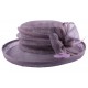 Chapeau Cérémonie Albizia en sisal Violet Foncé ANCIENNES COLLECTIONS divers