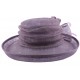 Chapeau Cérémonie Albizia en sisal Violet Foncé ANCIENNES COLLECTIONS divers