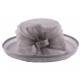 Chapeau Cérémonie Albizia en sisal Gris ANCIENNES COLLECTIONS divers