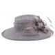 Chapeau Cérémonie Marie en sisal Gris ANCIENNES COLLECTIONS divers