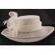 Chapeau Cérémonie Airelle en sisal Ecru ANCIENNES COLLECTIONS divers