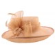 Chapeau Cérémonie Airelle en sisal Beige ANCIENNES COLLECTIONS divers