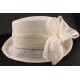 Chapeau Cérémonie Fayan en sisal Ecru ANCIENNES COLLECTIONS divers