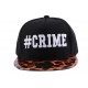 Snapback JBB Couture Crime Noire et Léopard ANCIENNES COLLECTIONS divers