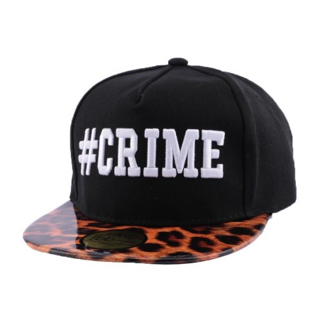 Snapback JBB Couture Crime Noire et Léopard ANCIENNES COLLECTIONS divers