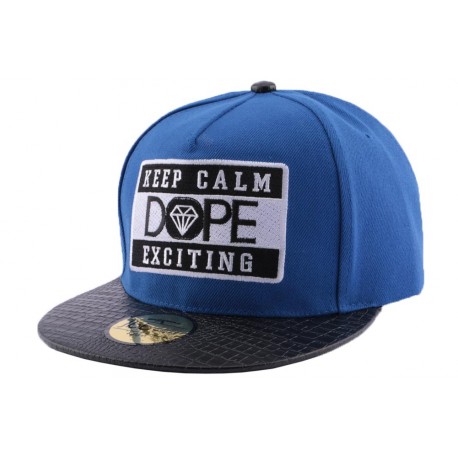 Snapback JBB Couture Dope Bleu ANCIENNES COLLECTIONS divers