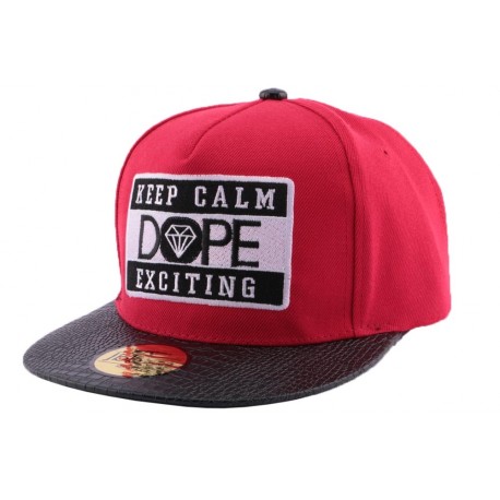 Snapback JBB Couture Dope Rouge ANCIENNES COLLECTIONS divers
