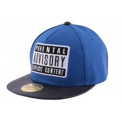 Snapback JBB Couture Parental Bleu enfant de 10 ans à 16 ans Casquette Enfant JBB COUTURE